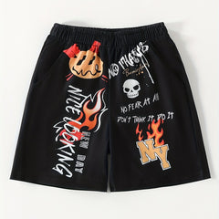 Boys Comfortable Drawstring Shorts for Summer Outdoor