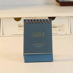 Stylish Mini Bronzing Calendar for Elegant Desk Planning