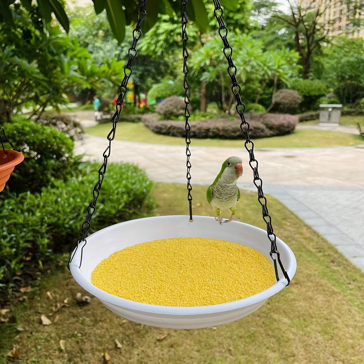 Bird Feeder Tray Garden Hanging Wild Bird Feeder Bird Bath