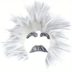 Mad Scientist Costume Wig Physicist Wig Dress Up Mask