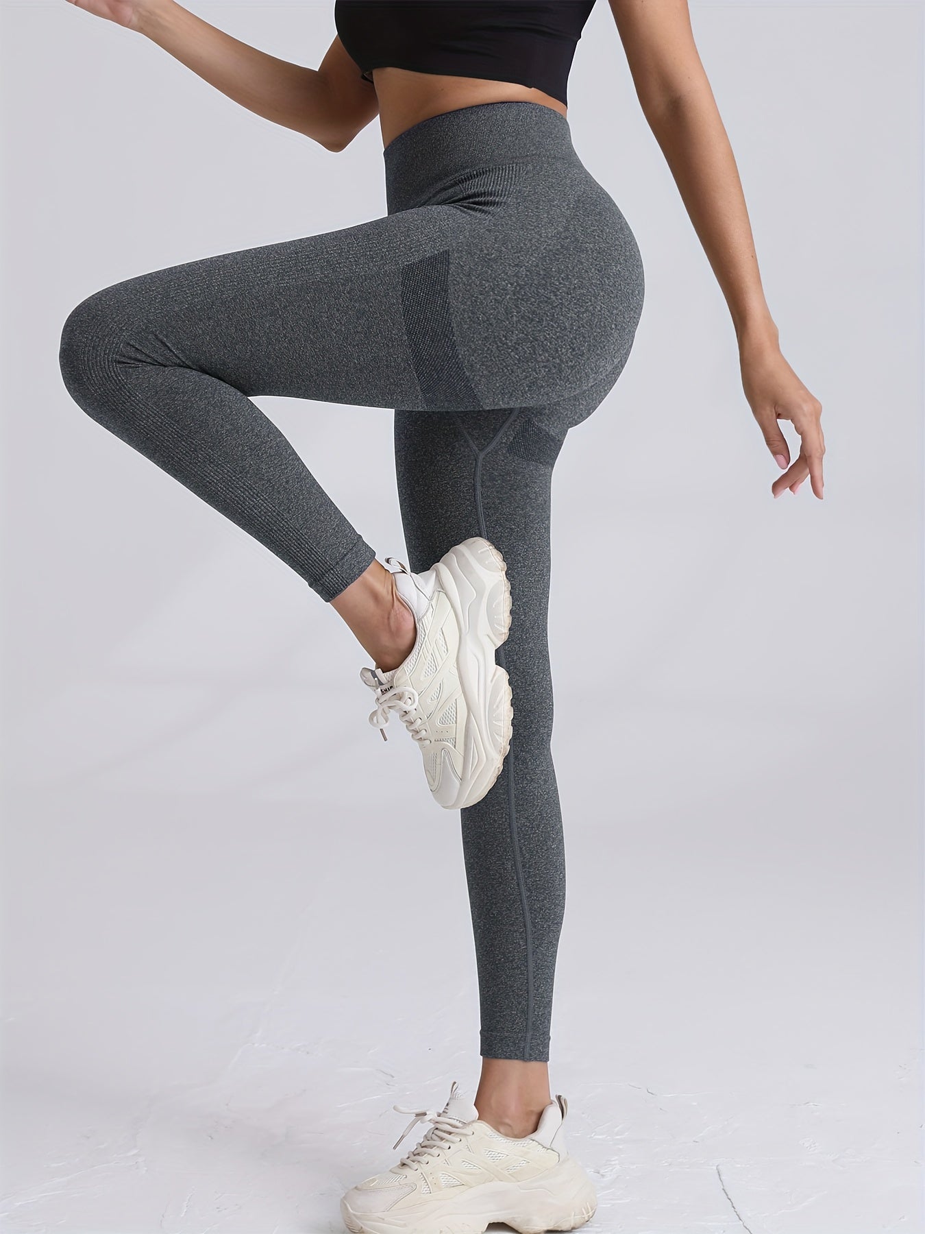 High Waist Seamless Yoga Leggings Stretch Slim Workout Tights Activewear