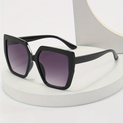 Large Square Frame Sunglasses Gradient Lens Glasses UV400