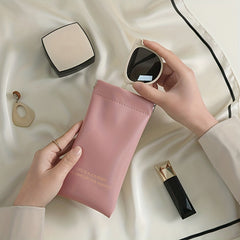Slogan Graphic Glasses Bag Waterproof Sunglasses Storage Bag