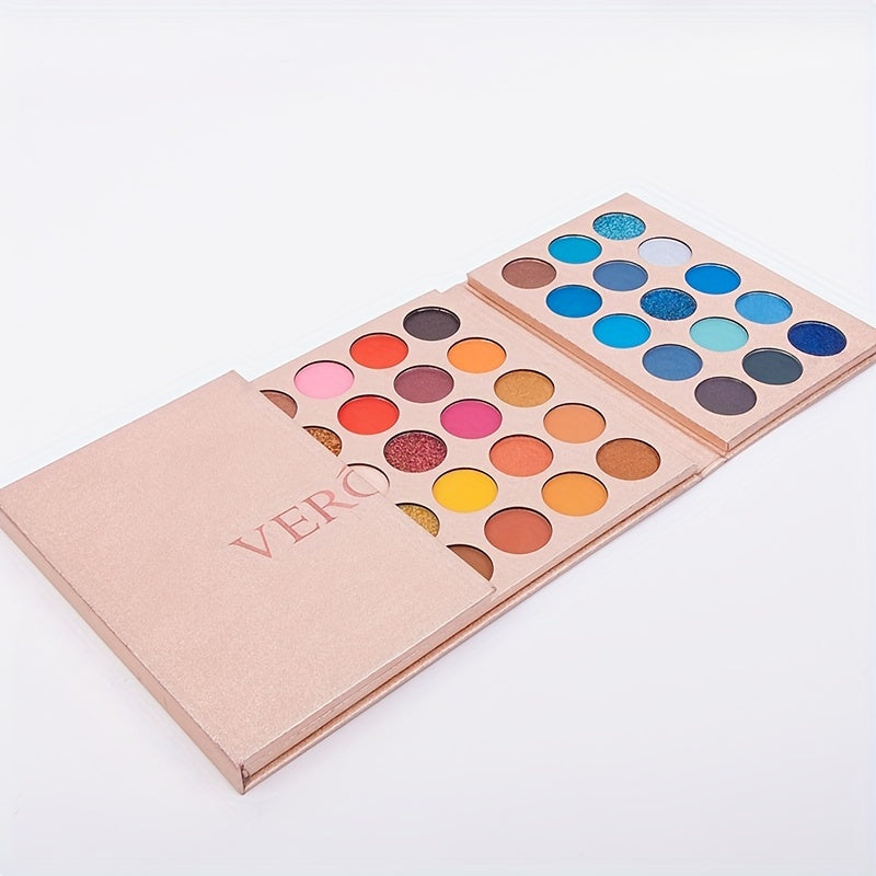 Pro 65 Eyeshadow Palette Waterproof Matte Shimmer Metallic