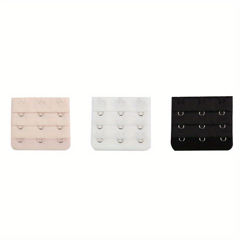 3pcs Bra Extenders Hooks for Braless Look Women's Lingerie