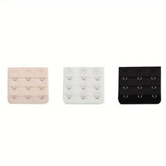 3pcs Bra Extenders Hooks for Braless Look Women's Lingerie