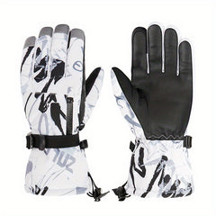 Couple Skiing Gloves Autumn Winter Warm Gloves Thickened Padded Riding Gloves