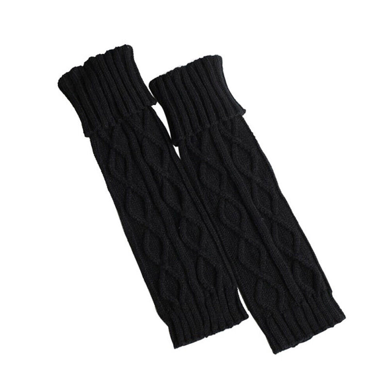 Winter Knitting Leg Warmers for Dance Yoga