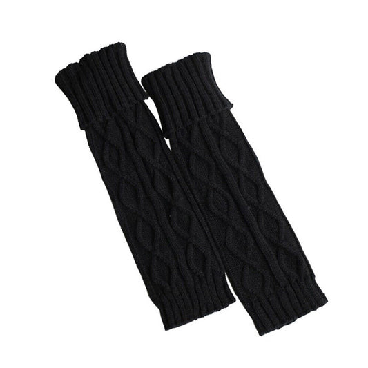 Winter Knitting Leg Warmers for Dance Yoga