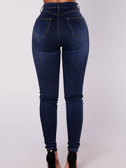 Women's Plus Solid High Rise Stretch Skinny Jeans