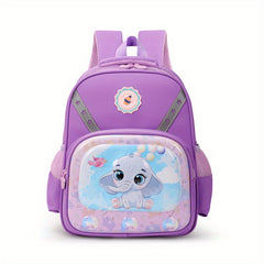 Kids Cartoon Unicorn Elephant Backpack Waterproof School Bag
