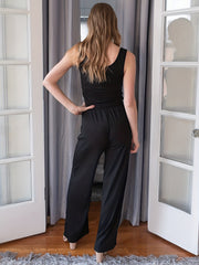 Ribbed Tank Top & Pant Set