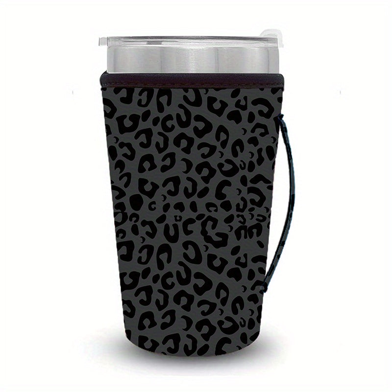 Reusable Neoprene Insulated Sleeve for Iced Coffee