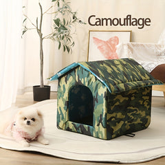 Waterproof Pet Shelter House Tent For Indoor Cats & Small Dogs