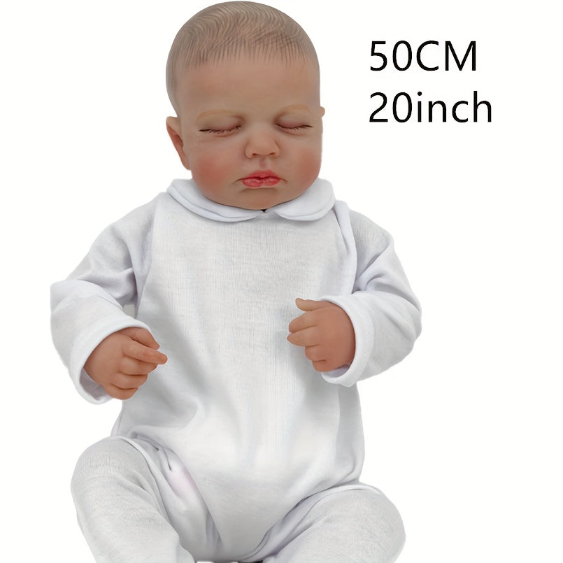 20 inch Reborn Baby Doll Hand-painted Soft Vinyl Toy Dolls