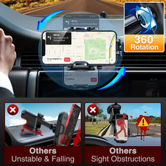 Universal Car Phone Holder Mount For Air Vent - Secure Hands-Free Mount
