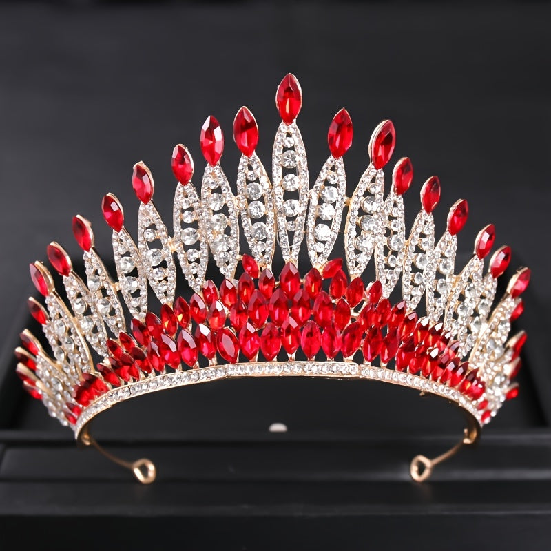 Bridal Crystal Rhinestone Wedding Crown Tiara Headpiece