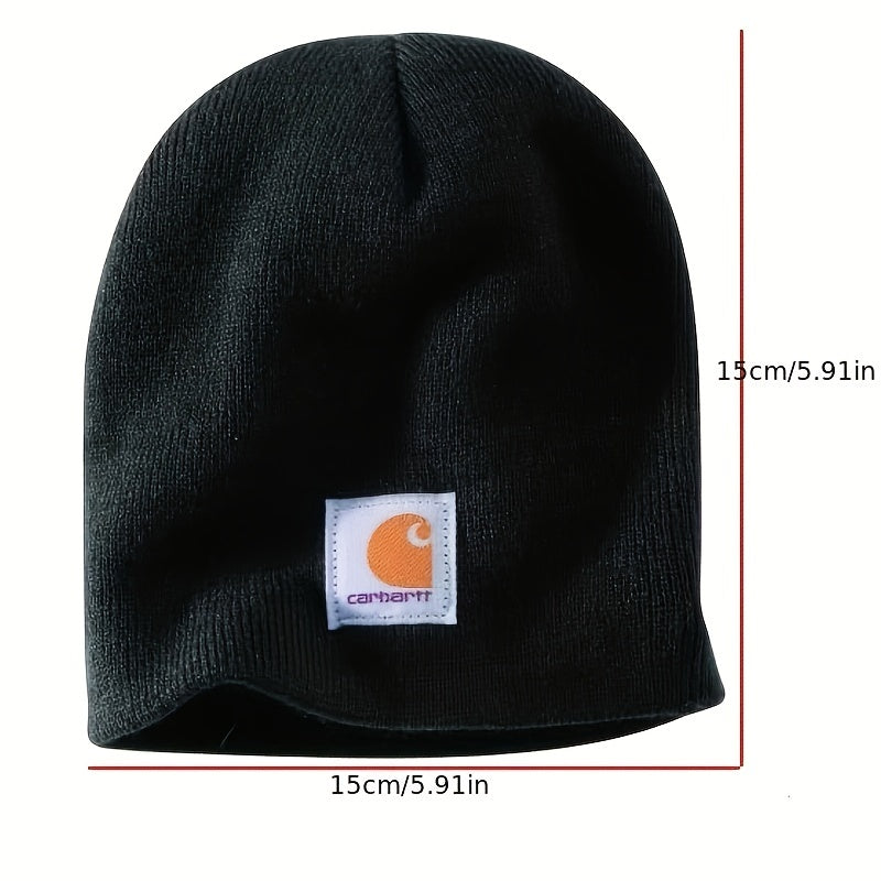Kahab Knitted Hat Hip hop Beanie Hat Male Wool Cold Hat Pullover Hat