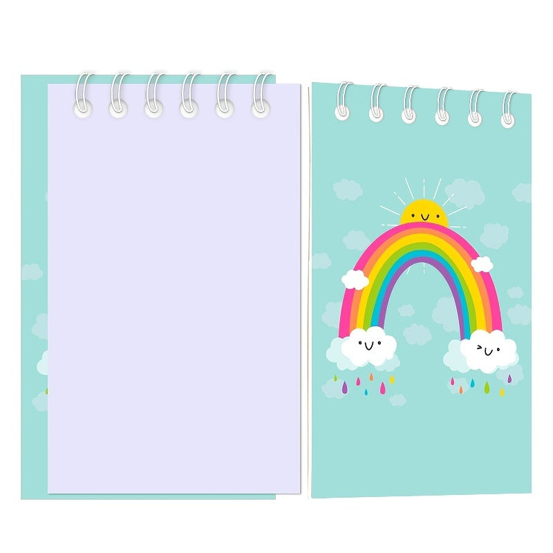 12pcs Mini Rainbow Notebook Party Favors