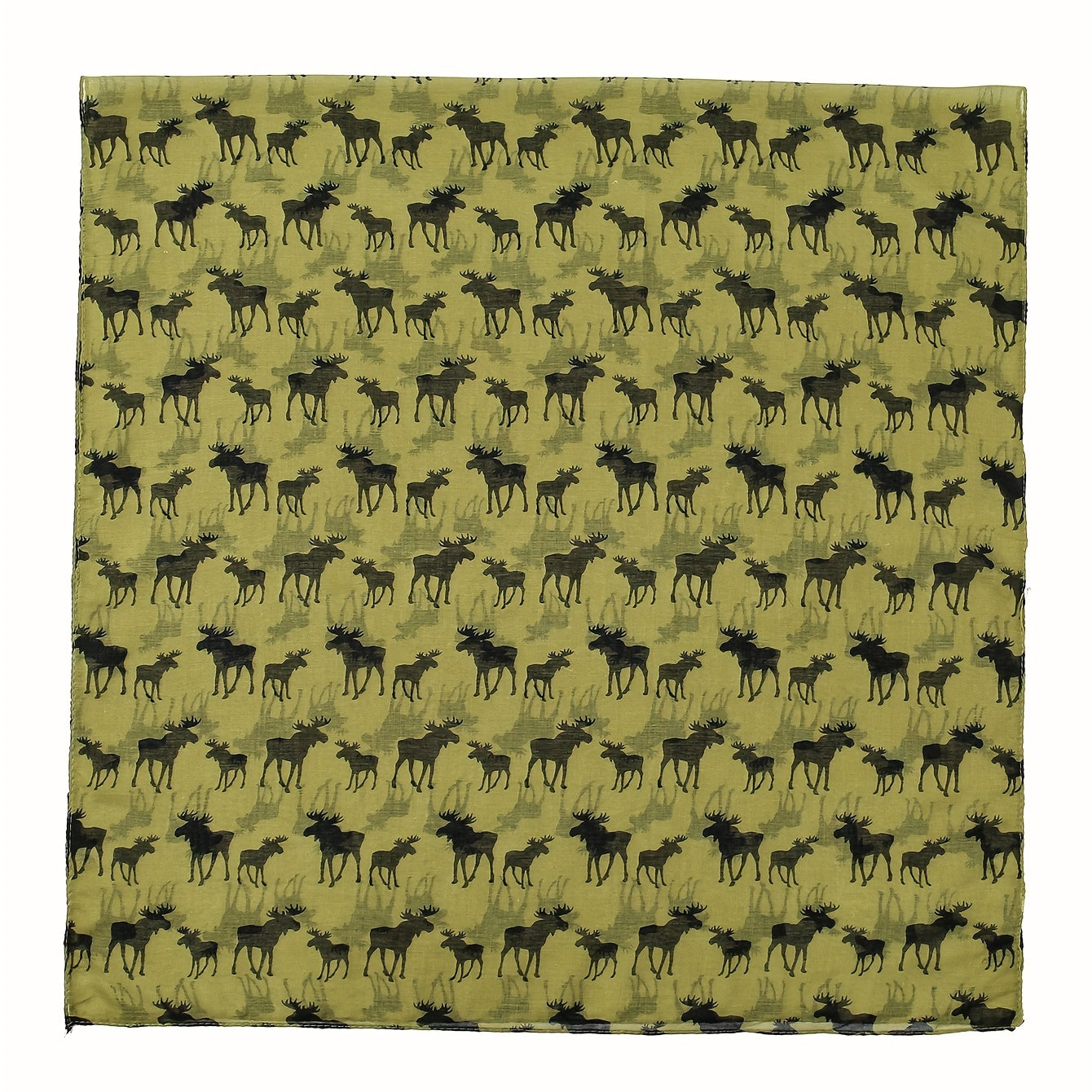 Animal Printed Yarn Scarf Long Sunscreen Shawl Breathable Warm