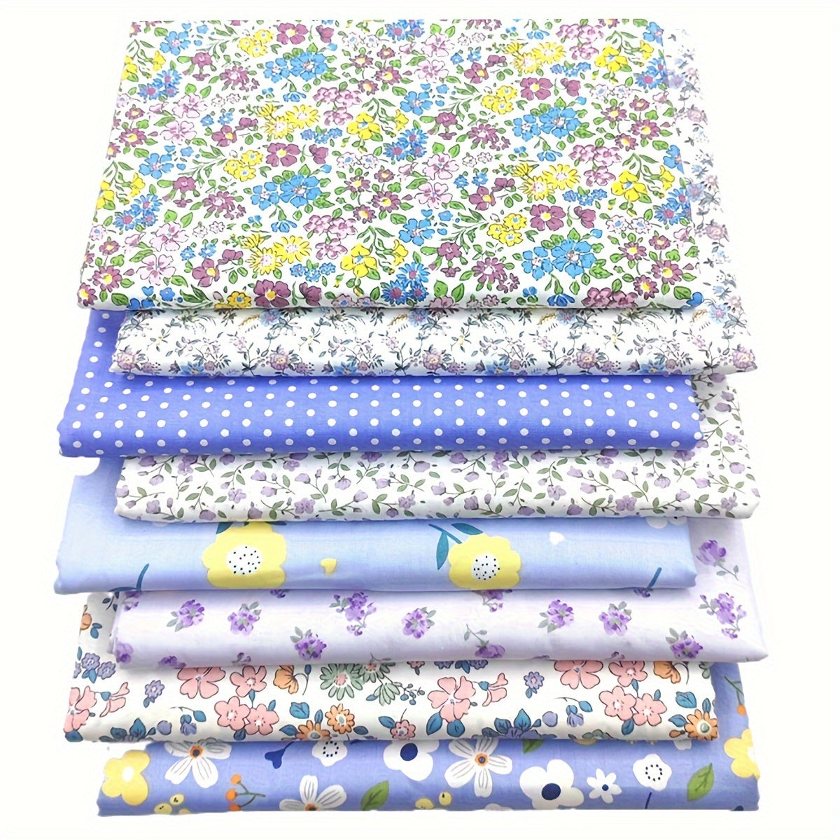 8pcs Printed Cotton Fabric 20x25cm Sewing Quilting Patchwork Material