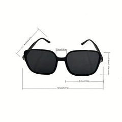 Oversized Square Sunglasses Casual Gradient Glasses UV400