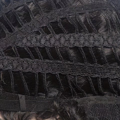 Cyberpunk Men's Short Curly Hair Wig Head Cover