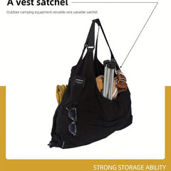 Quick Drying Waistcoat Satchel for Outdoor Camping Fishing