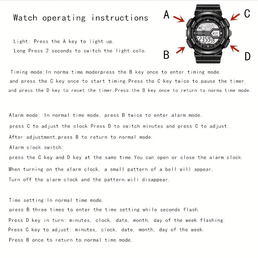 Kids Sports Watch for Outdoor Activities