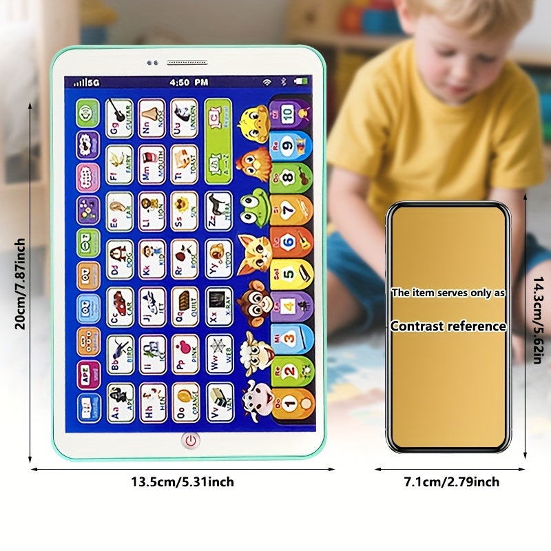Interactive Learning Toy for Kids 3 ABCs Numbers Animal Sounds Music Pink Green