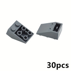 Bulk Assembly MOC Building Blocks 3X2 Sloped 25 Front Reverse Block 30pcs