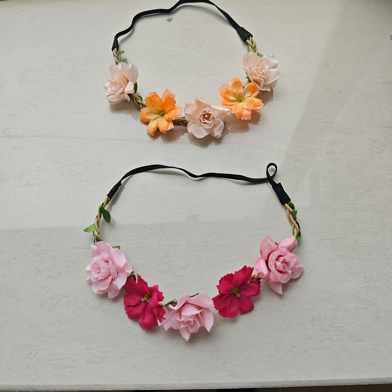 Women's Floral Hair Scrunchie for Weddings & Parties