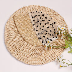 European American Straw Baby Hat
