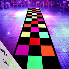 Colorful Flannel Luminous Carpet Runner
