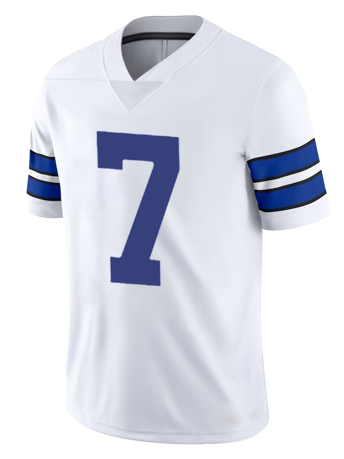 Men's Breathable Rugby Jersey Active V Neck Short Sleeve Uniform