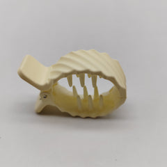 Stripe Bow Hair Claw Cloth Ties Hair Crab Clips for Women and Girls