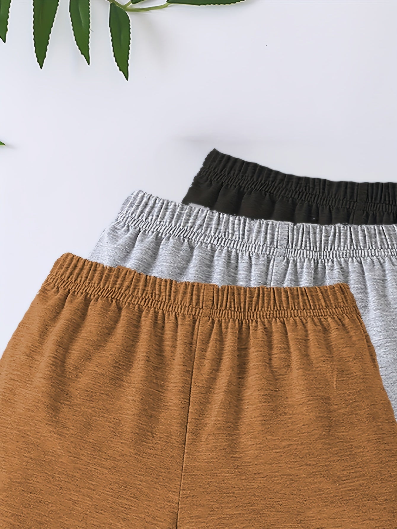 3pc Boys Comfortable Breathable Letter Print Shorts for Summer Outdoors