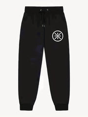 Symbol Pattern Print Men's Pants Drawstring Comfy Active Stretch Trousers