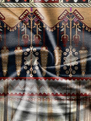 Ethnic Style Pattern Men's Long Sleeve Vintage Novelty T-shirt