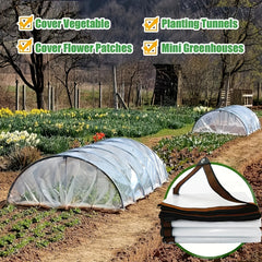 Waterproof Tarp with Grommets for Garden Plant Cover