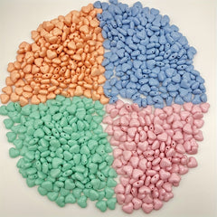50pcs Love Heart Beads for DIY Bracelets, Phone Straps & Necklaces