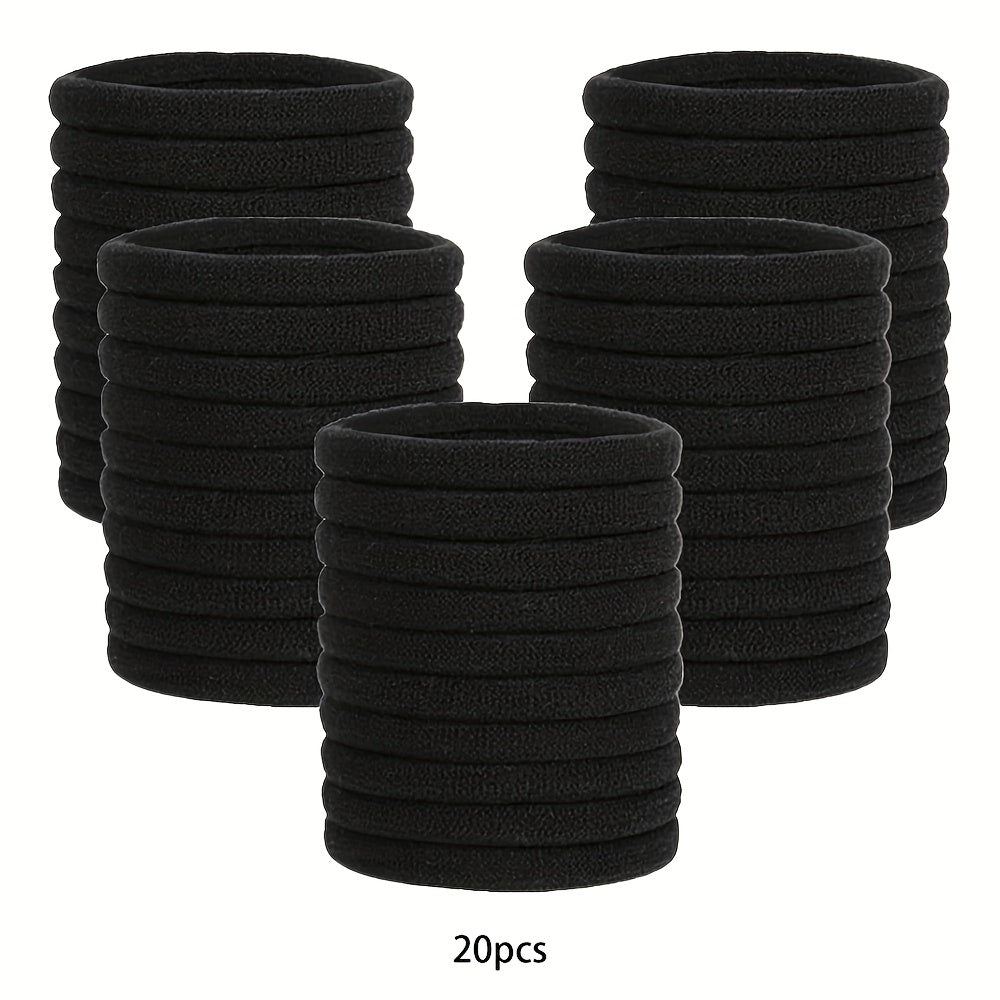 100pcs Hair Ties Elastic Hair Bands Headwear Hair Accessories For Baby Girls