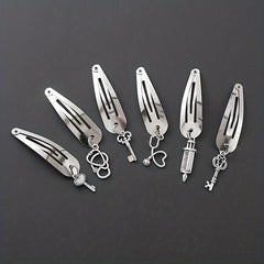 6PCS Creative Hair Clip Set Halloween Theme Non Slip Hair Accessories