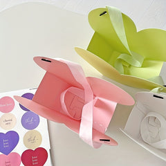 Standable Hand Flower Box Bouquet Packaging Gift Flower Arrangement