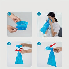 2pcs Emergency Vomiting Bags Portable for Outdoor Travel Driving