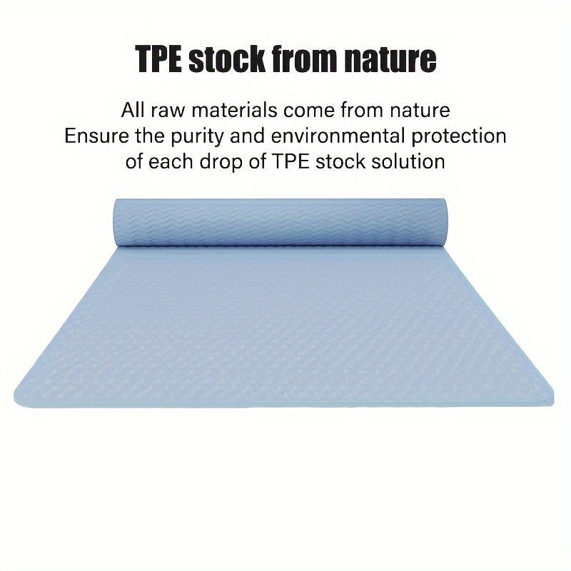 TPE Non-slip Yoga Mat 183x72x24in