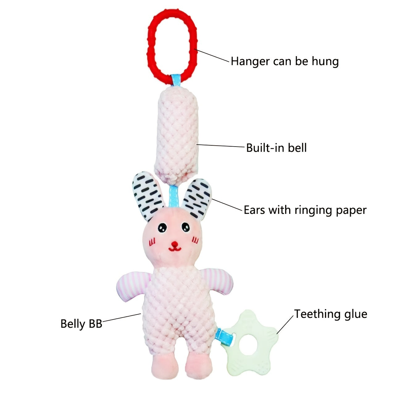 Baby Stroller Pendant Animal Wind Chimes Bed Hanging Toys