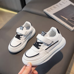 Girl's Comfy Non Slip Skate Shoes Soft Sole Sneakers For Kids
