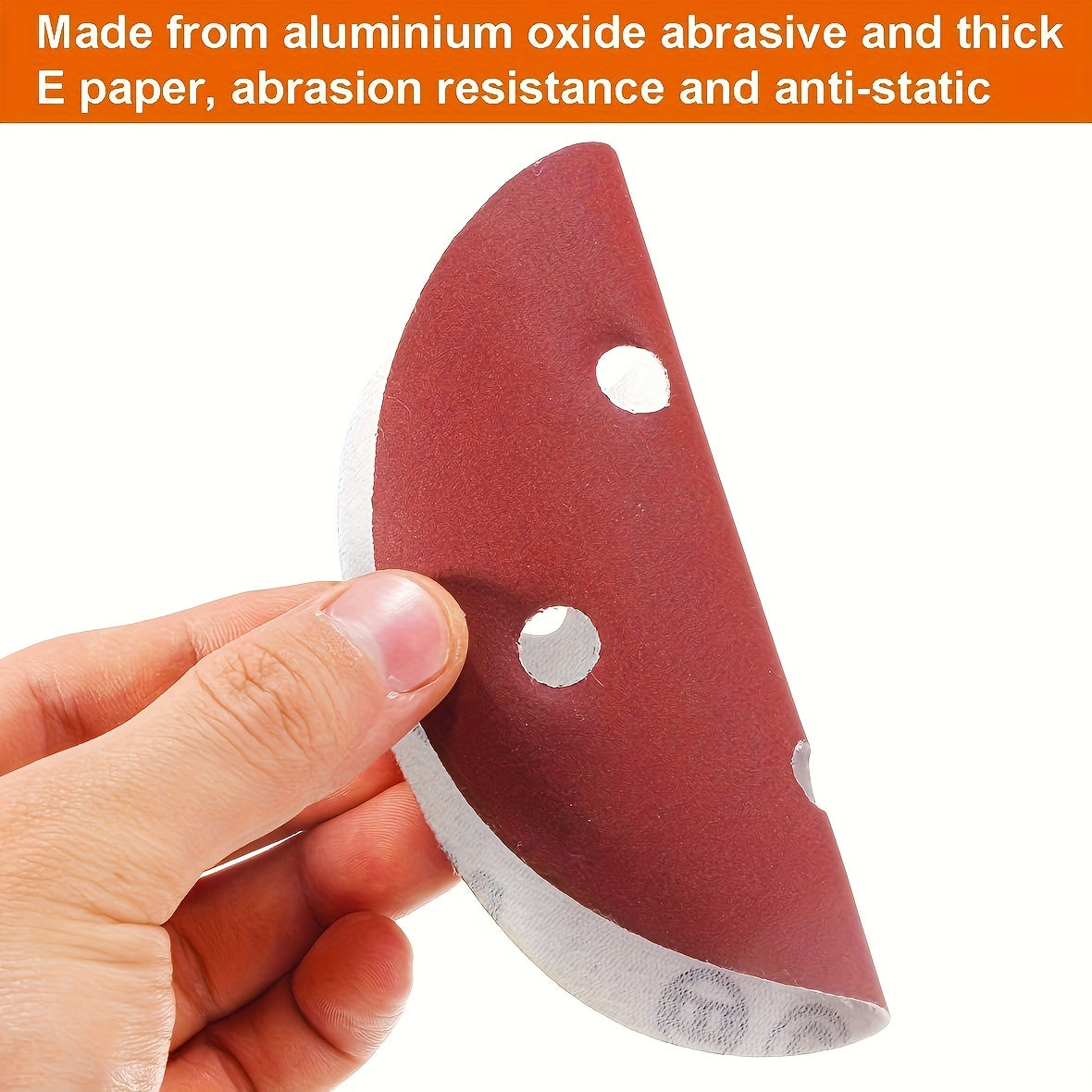 20pcs 5" 8 Hole Sanding Discs Set with 10 Grades for Random Orbital Sander