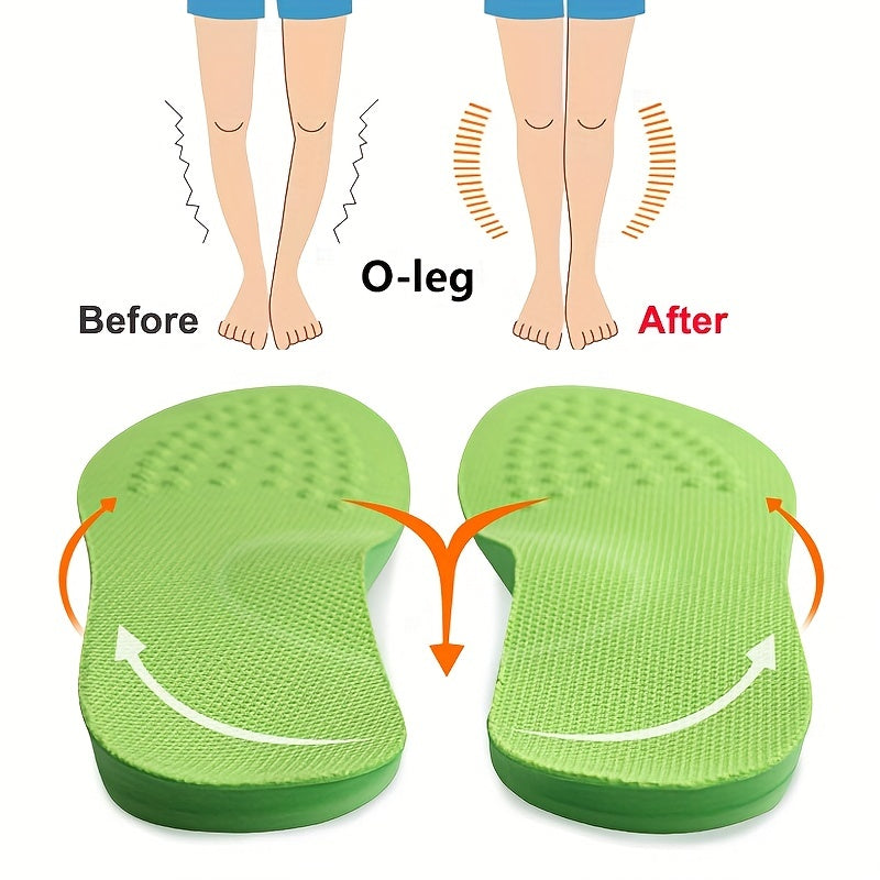O Shaped Leg Correction Insoles Men's & Women's, Long Term Use